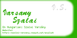 varsany szalai business card