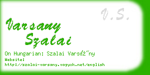 varsany szalai business card